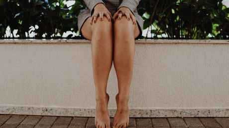 Discreet Sex Toys for Women for Public Play - Women with mini skirt sitting