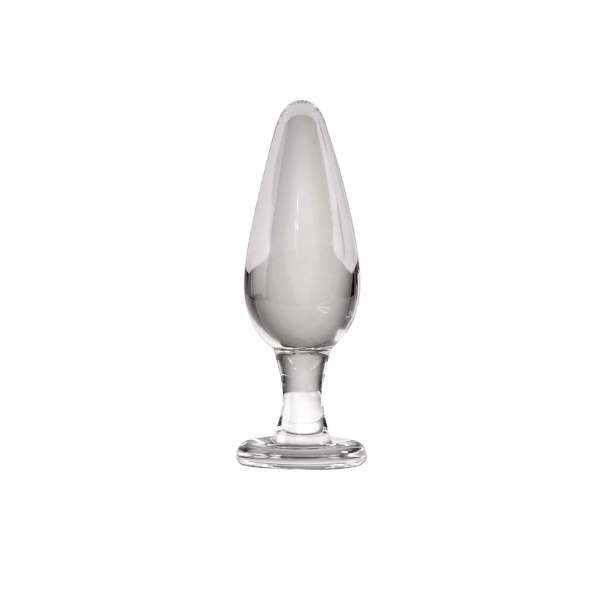 screw anal plug Clear & Rainbow Soft Anal Plug – MChastity main image 0