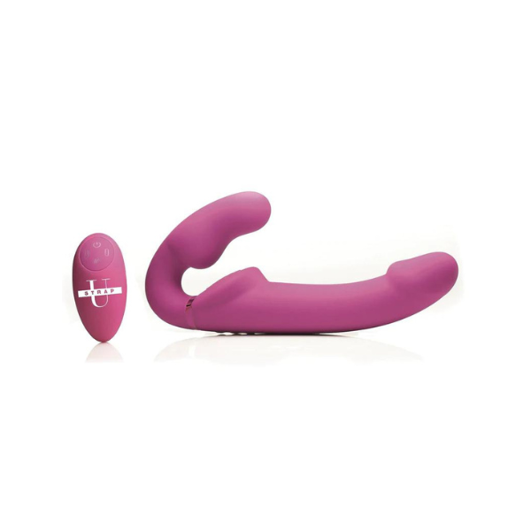 Buy USB Rechargeable Vibrator Strapless Dildo Vibrating Panties G Sex Toy  Pink Strap On Strapon Online