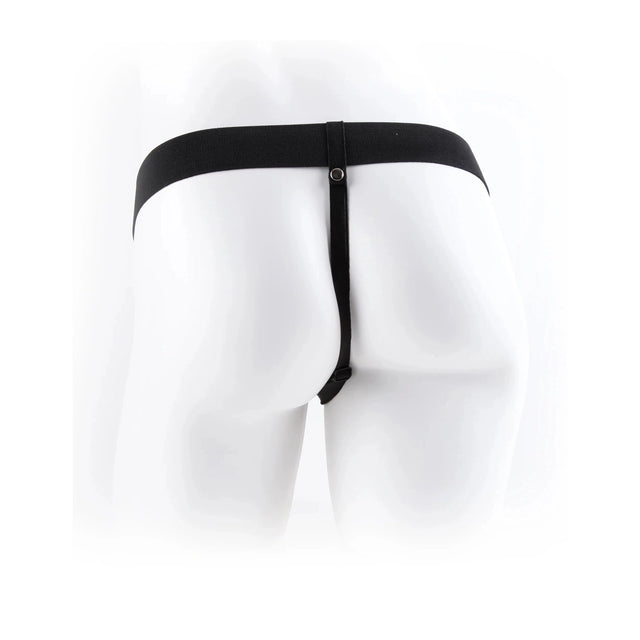 11 Inch Vibrating Hollow Strap-On Penis