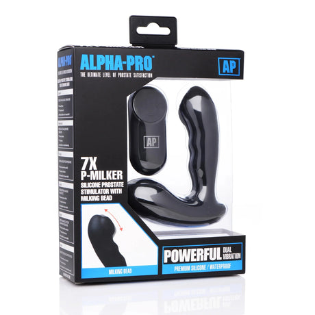 Alpha Pro 7X P-Milker Vibrating Silicone Prostate Stimulator