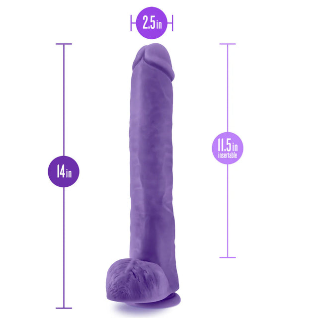 Au Naturel Bold Daddy 14 Inch Dildo