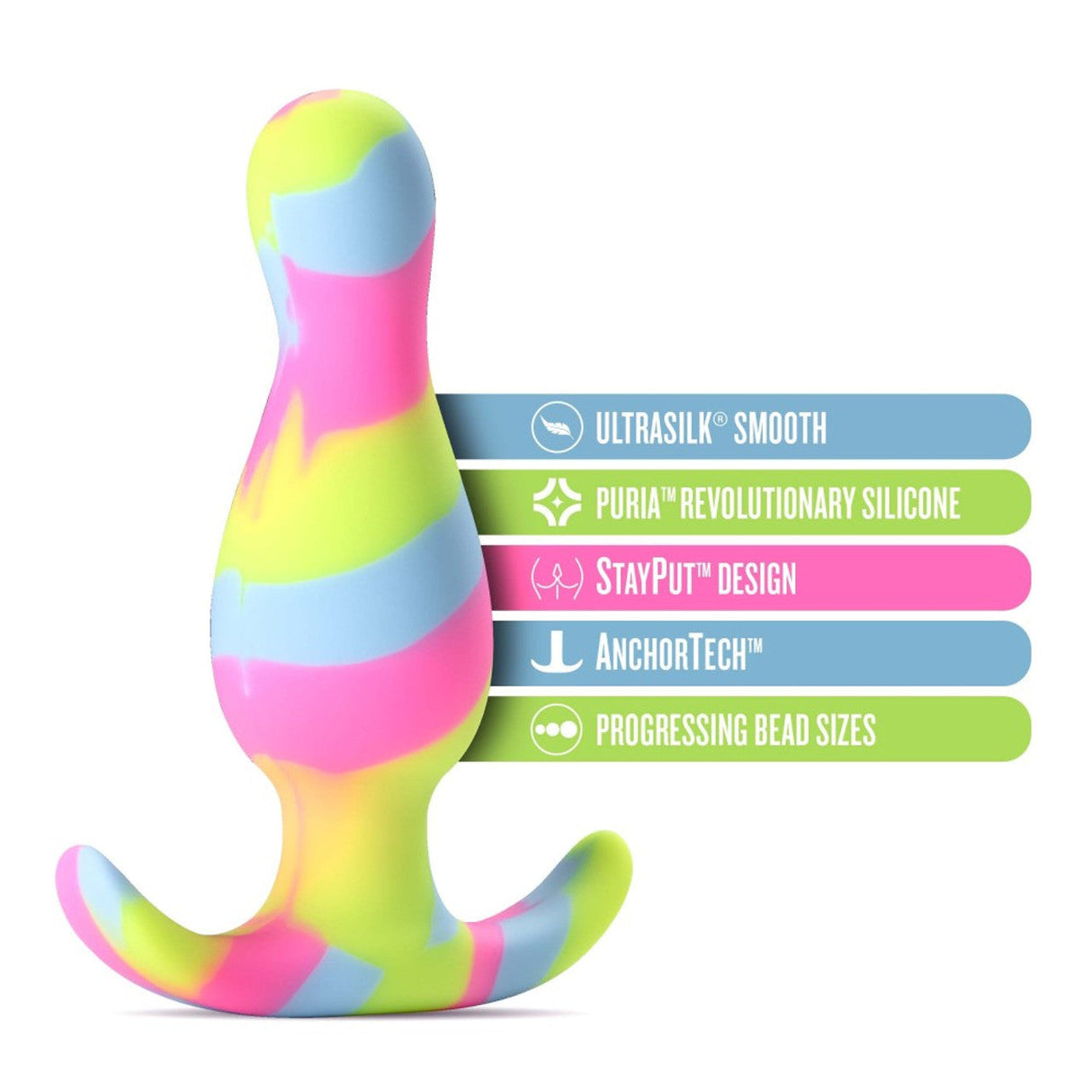 Avant Kaleido Silicone Butt Plug