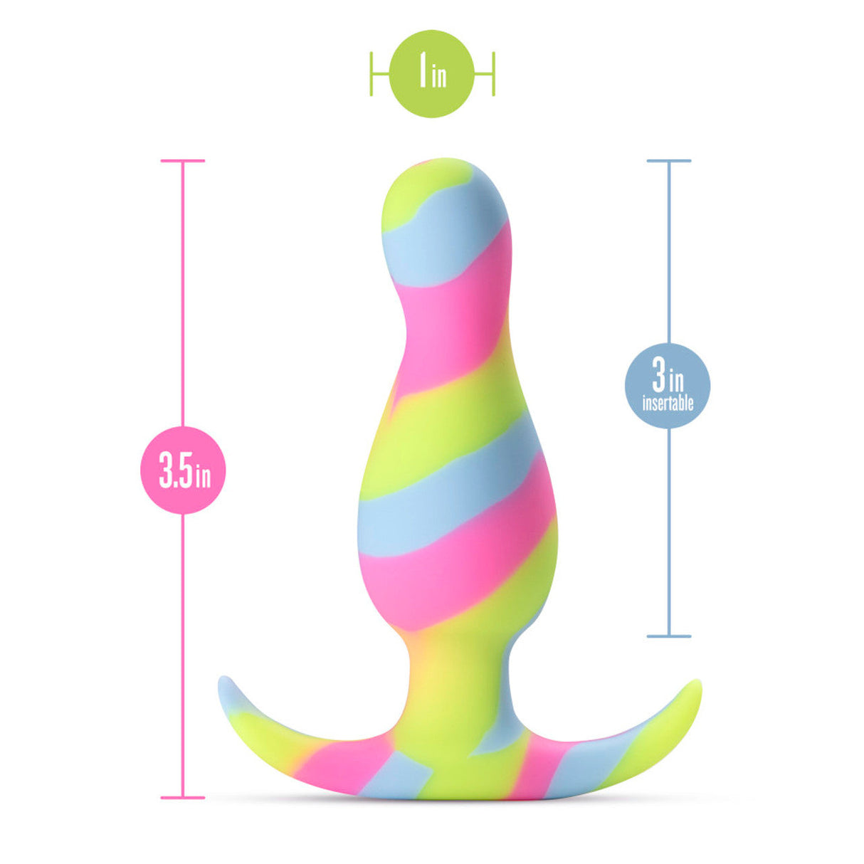Avant Kaleido Silicone Butt Plug