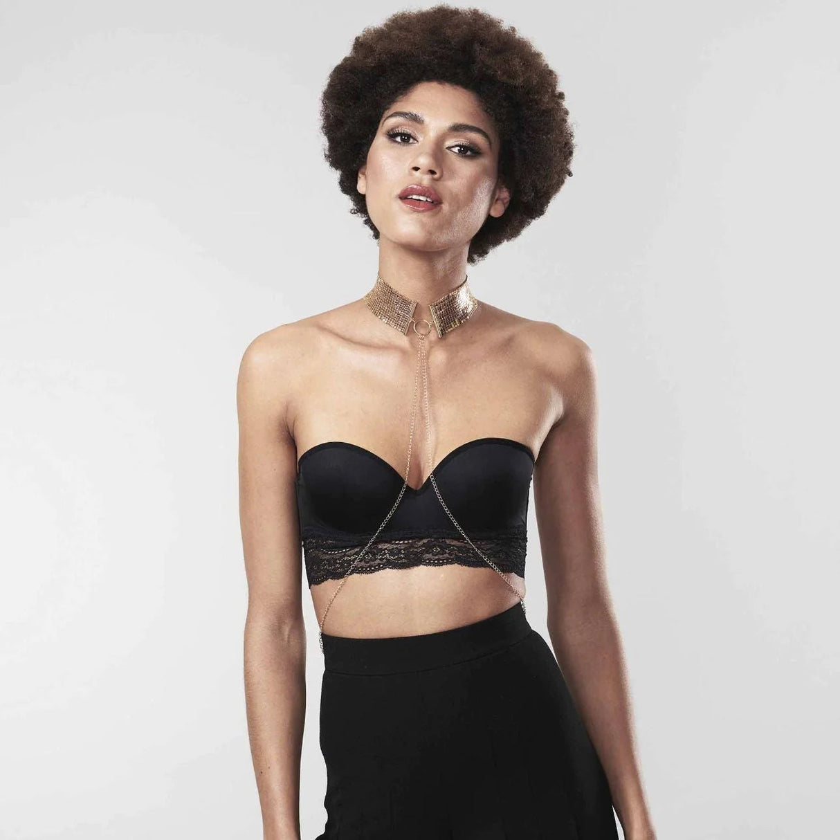 Bijoux Indiscrets Desir Metallique Collar - Gold