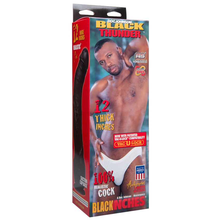 Black Thunder Realistic Dildo