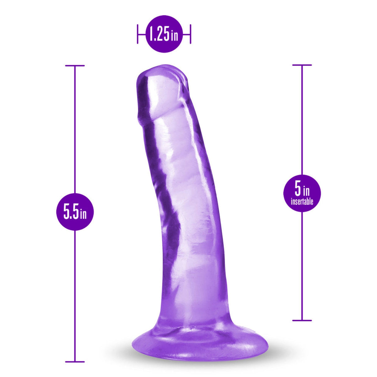 Blush B Yours Plus 5.5 Inch Hard n' Happy Dildo