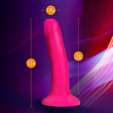 Blush Neo 6 Inch Silicone Dual Density Dildo