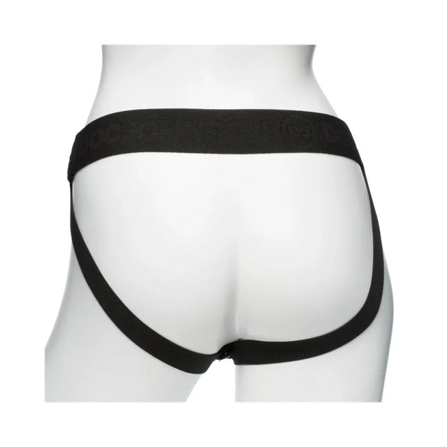 Body Extensions Be Ready 4 Piece Hollow Silicone Strap On Set - Black