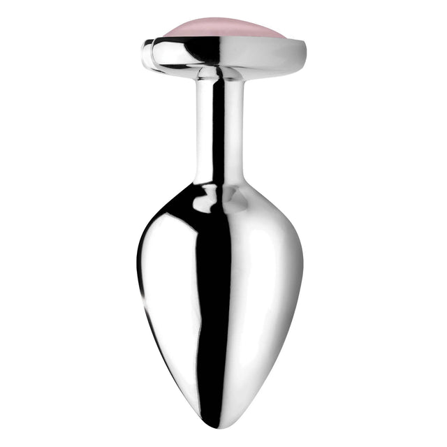 Booty Sparks Gemstones Rose Quartz Heart Anal Plug
