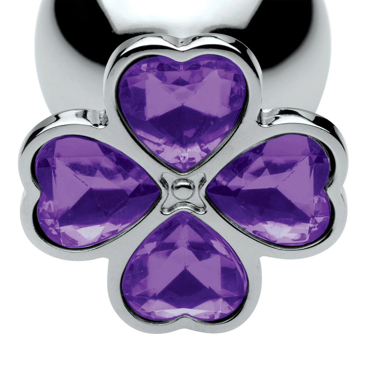 BootySparks Violet Flower Gem Anal Plug Set