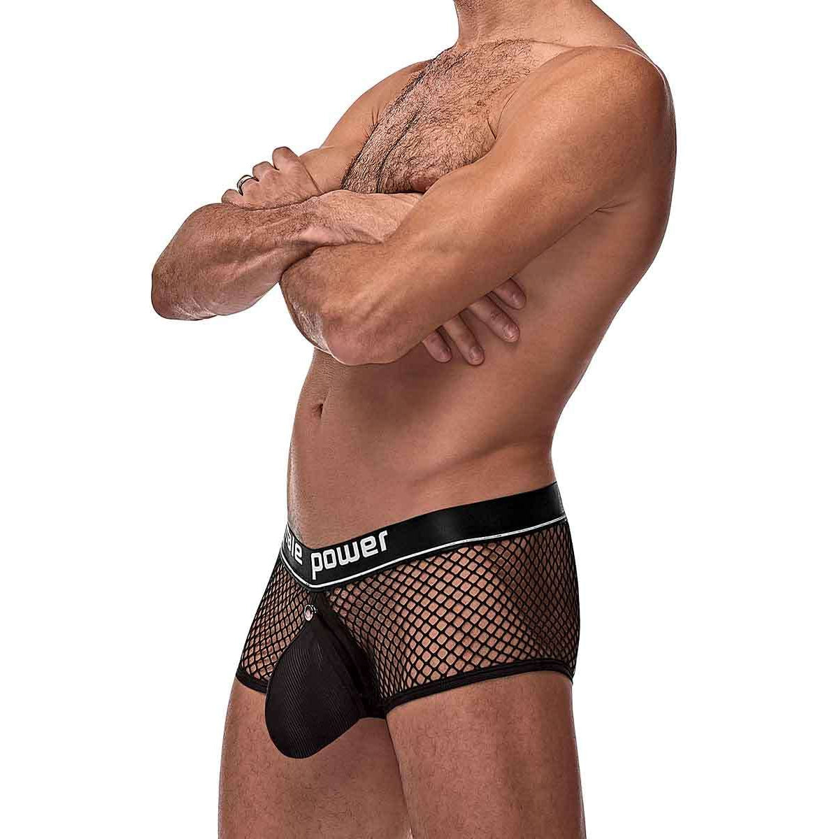 Cock Pit Fishnet Mini Cock Ring Short