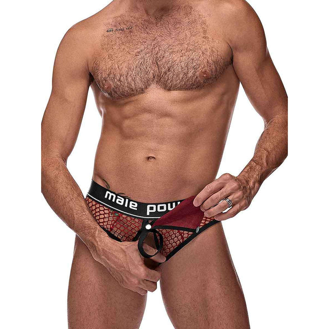 Cock Pit Net Cock Ring Thong