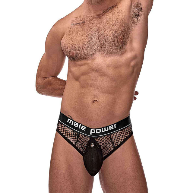 Cock Pit Net Cock Ring Thong
