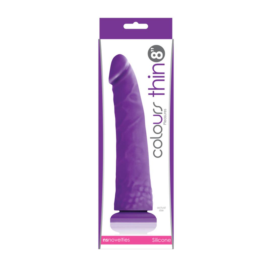 Colours Pleasures Thin 8 Inch Dildo