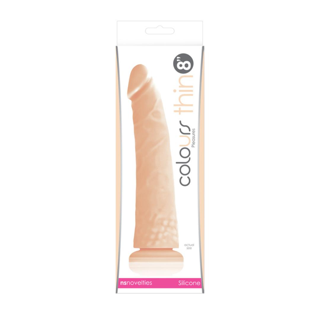 Colours Pleasures Thin 8 Inch Dildo
