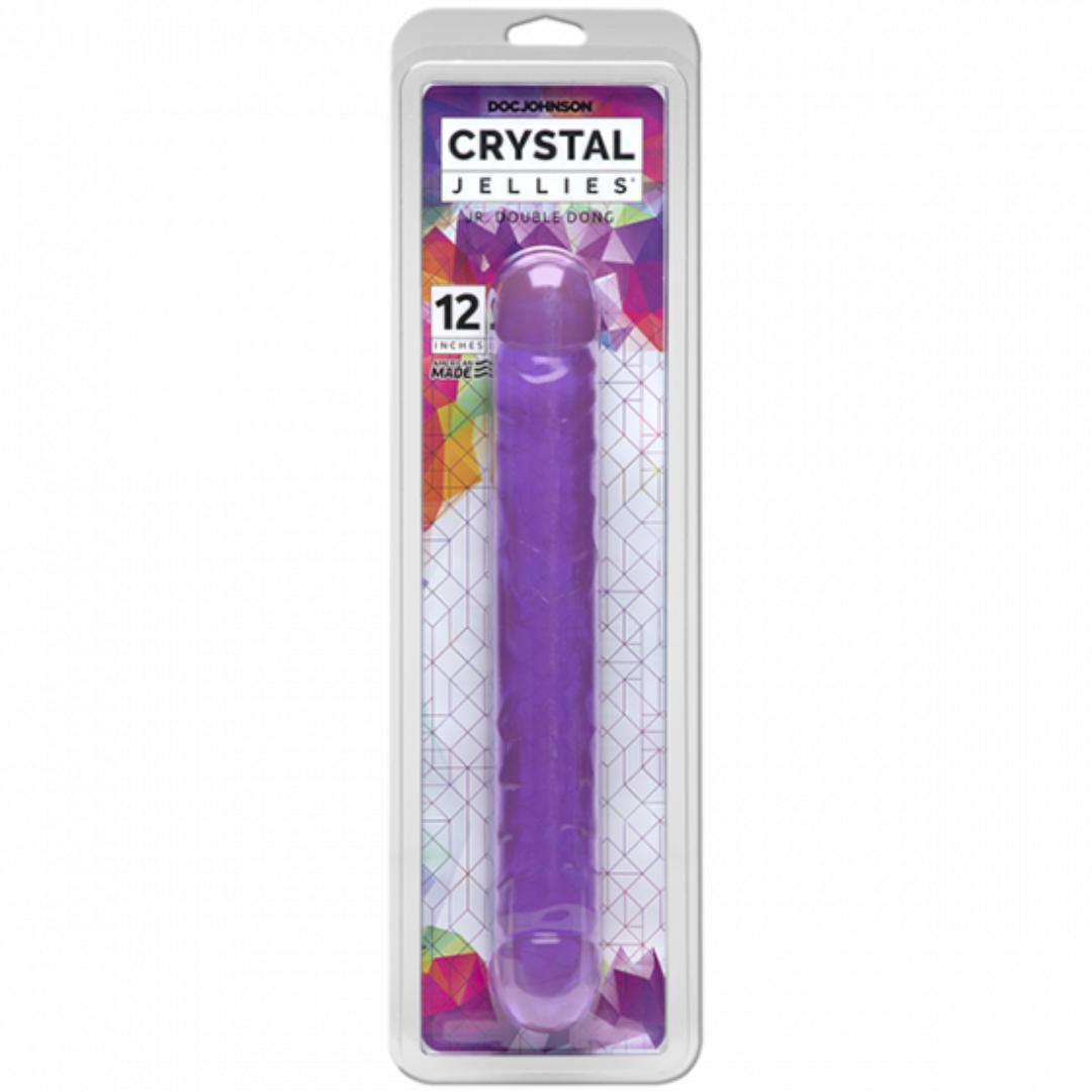 Crystal Jellies 12 Inch Small Double Ended Dildo