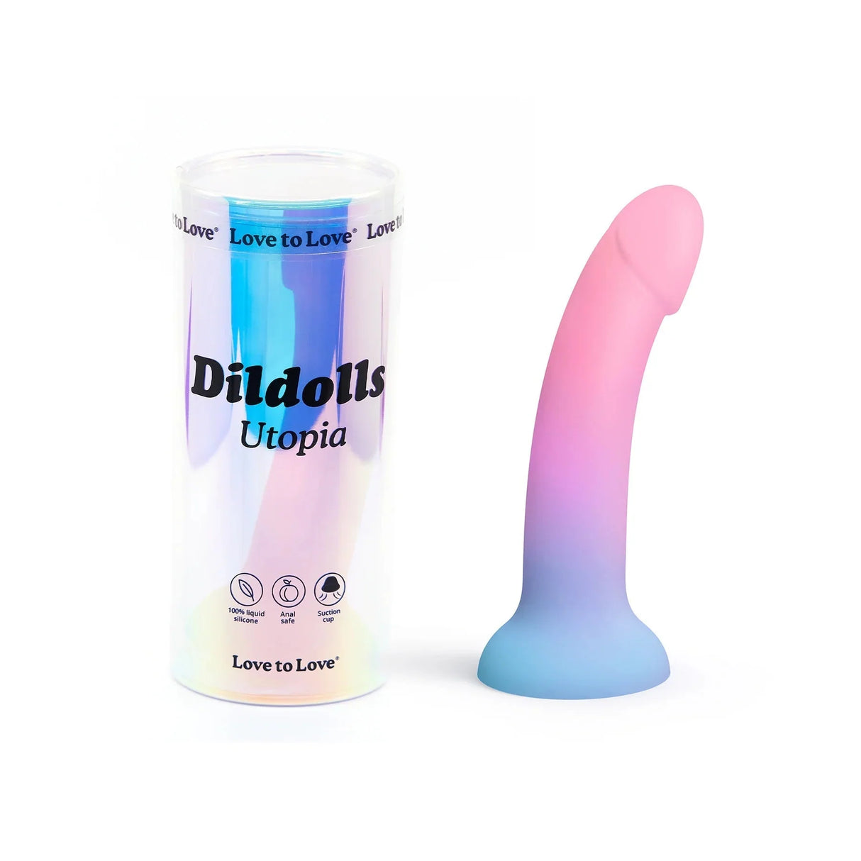 Dildolls 7 Inch Silicone Dildo for Harness