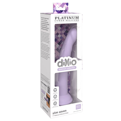 Dillio Platinum Slim Seven Silicone Dildo