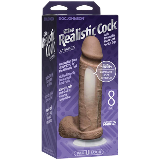 Doc Johnson 8 Inch Realistic Dildo with Balls