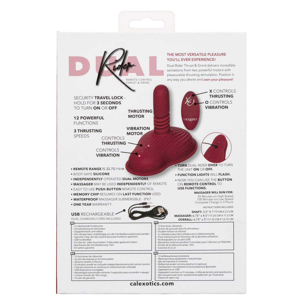 Dual Rider Remote Control Thrust and Grind Vibe