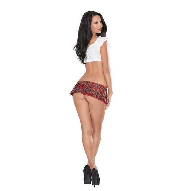 Escante Sexy School Girl Skirt Set