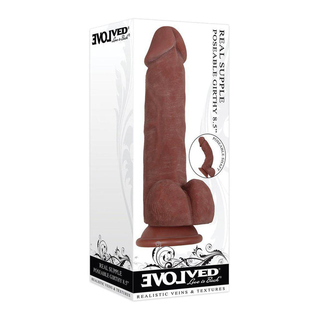 Evolved Real Supple 8.5 Inch Girthy Dildo