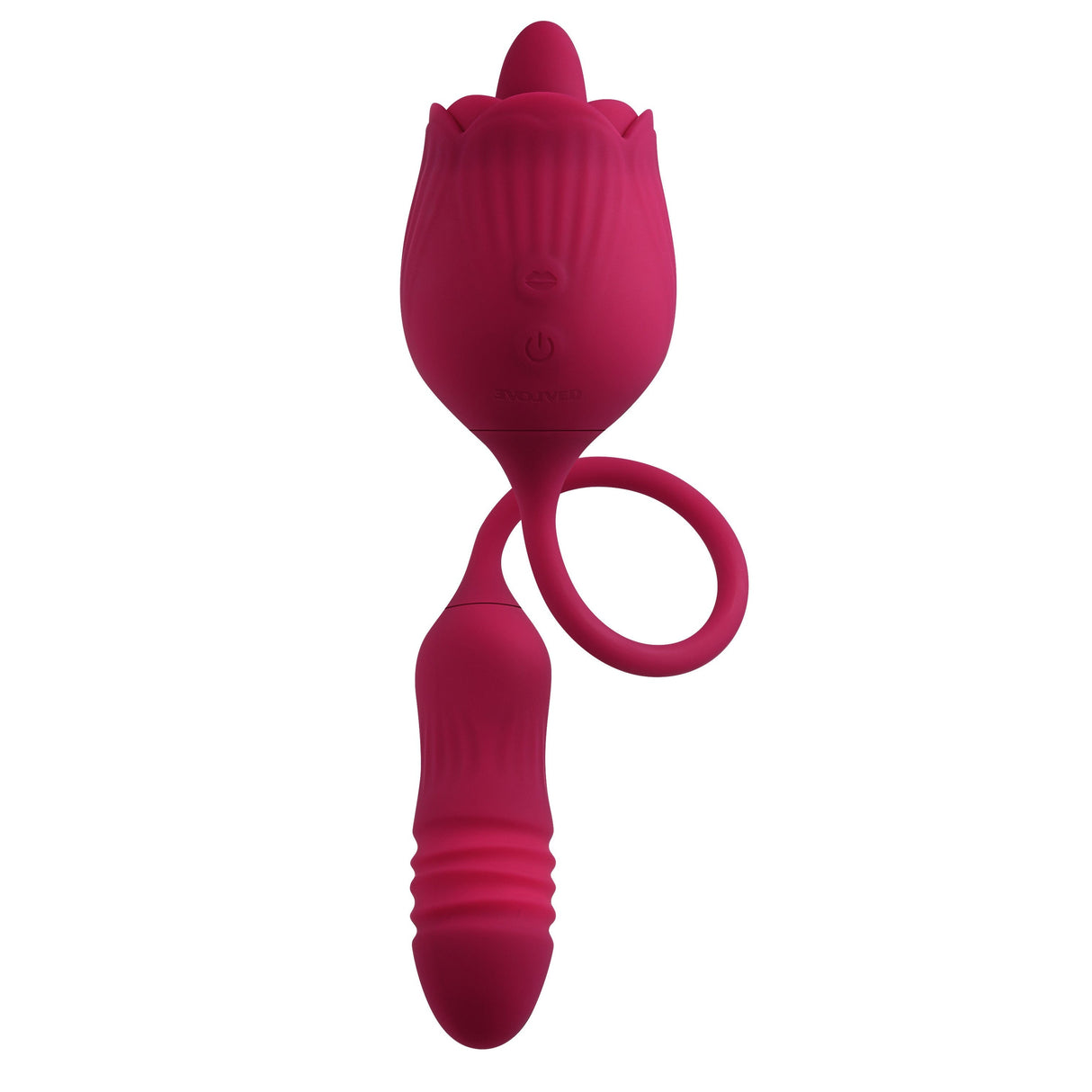 Evolved Wild Rose Tongue Vibrator