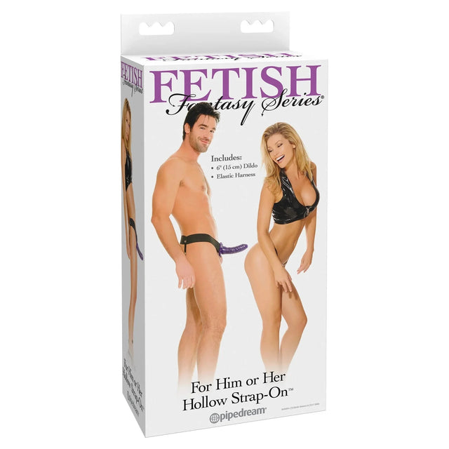 Fetish Fantasy 6 Inch Hollow Silicone Strap On