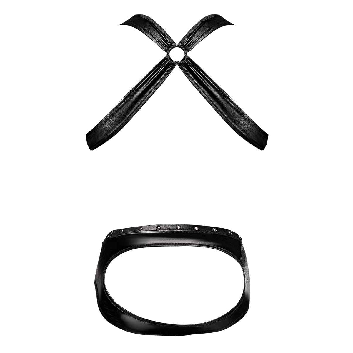 Fetish Uranus Moonshine Harness Brief Black