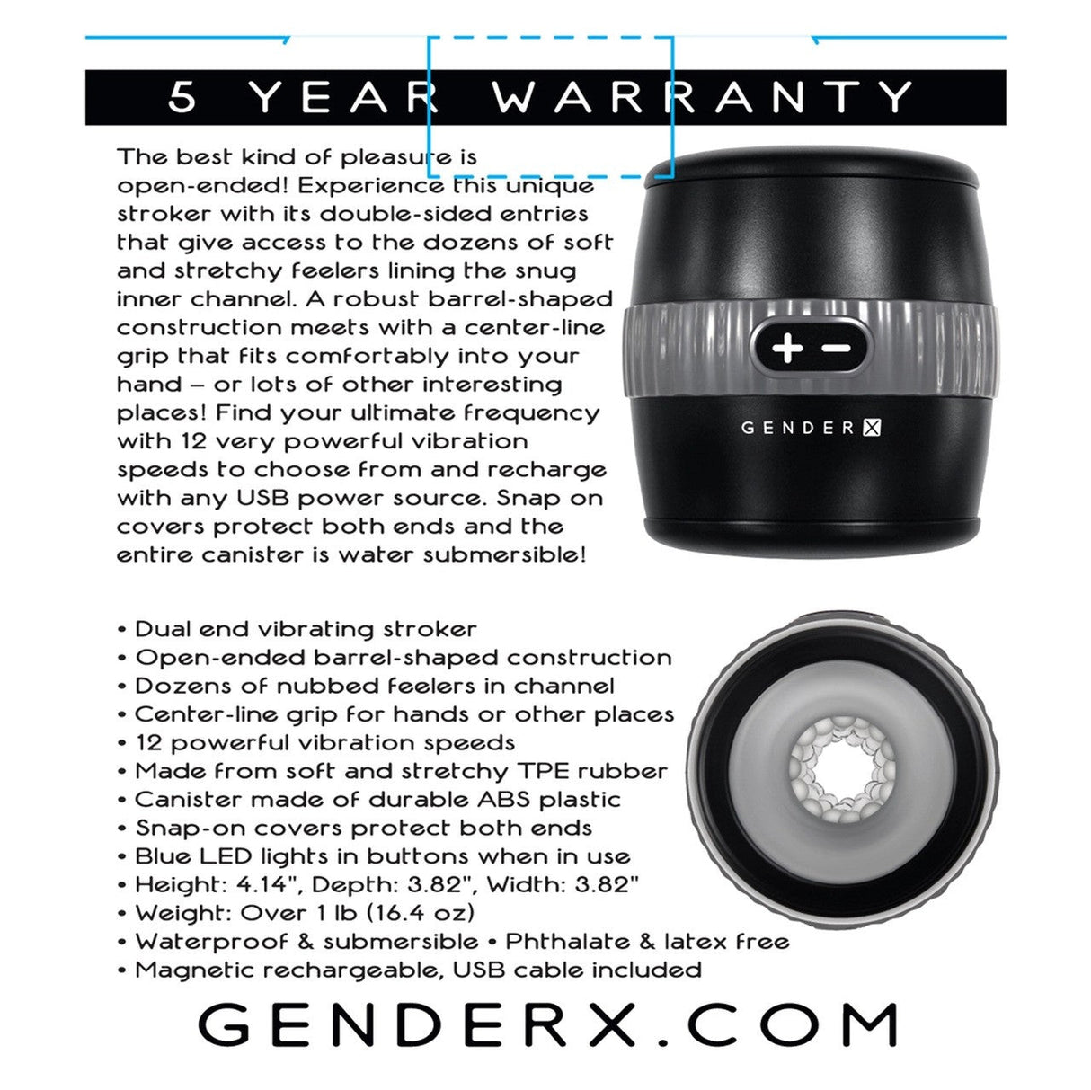 Gender X Barrel Of Fun Stroker