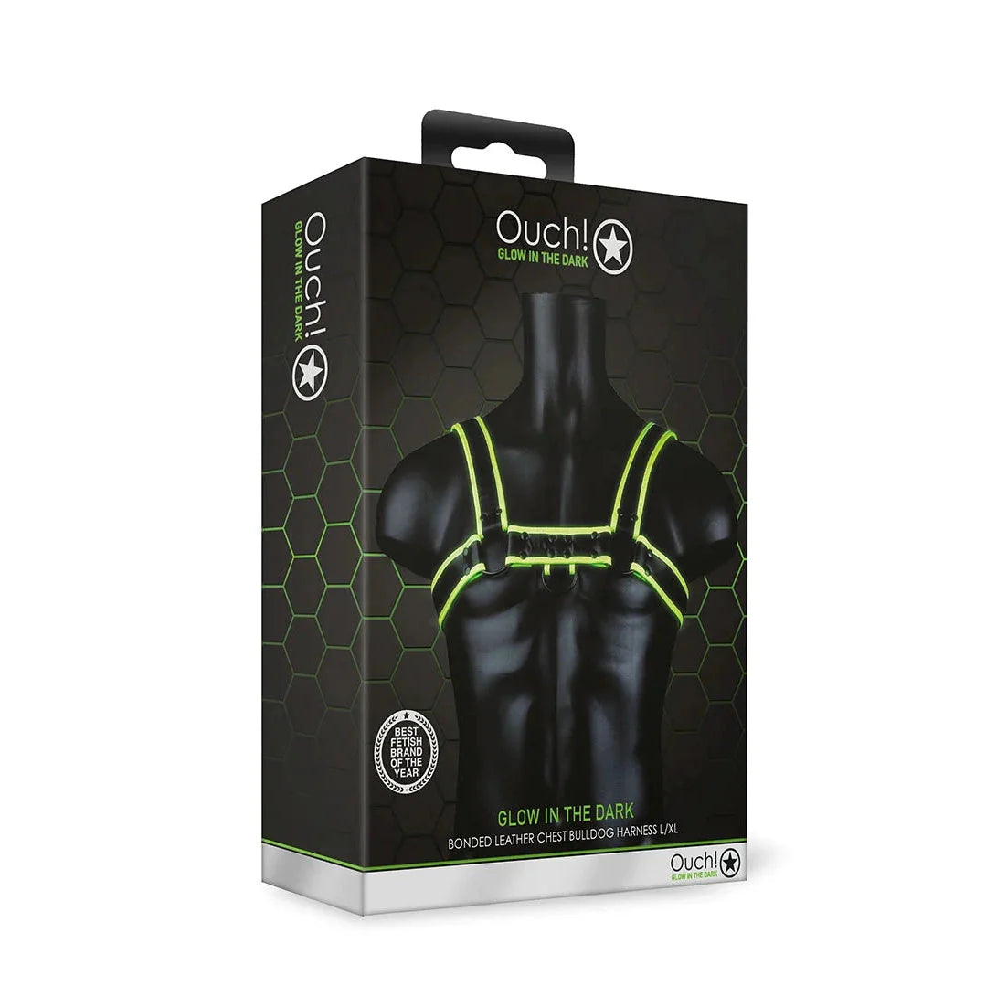 Glow In The Dark Chest Bulldog Harness