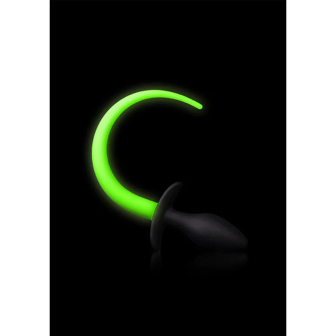 Glow In The Dark Silicone Puppy Tail Plug