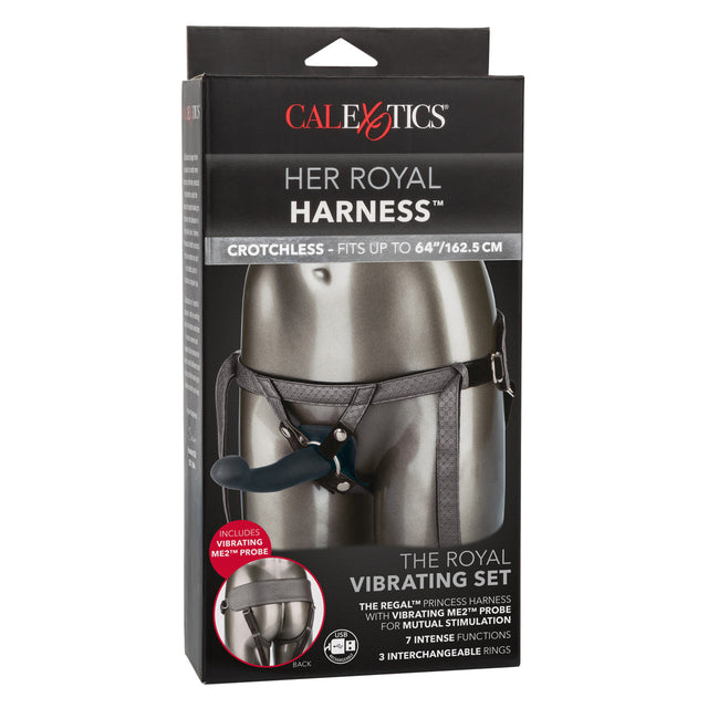 Her Royal Harness Crotchless Vibrating Set