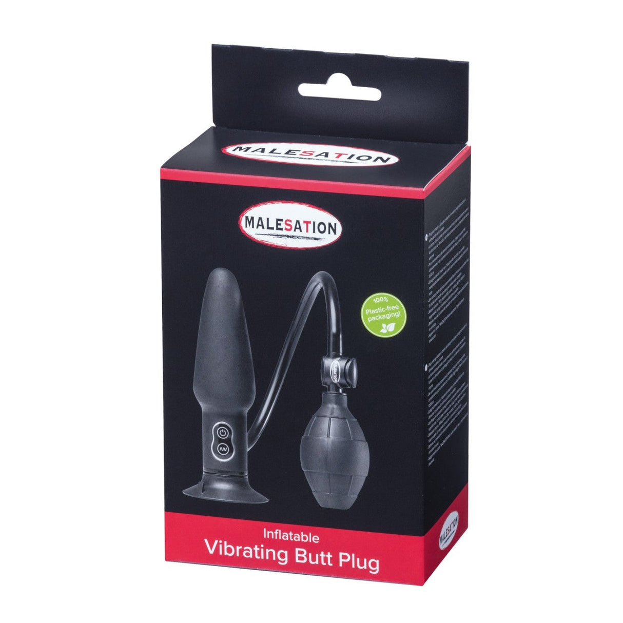 Inflatable Vibrating Butt Plug