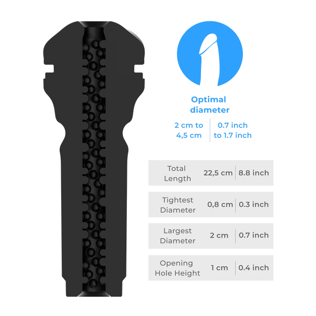 KIIROO Feel Feel Sensation Male Masturbator - Black