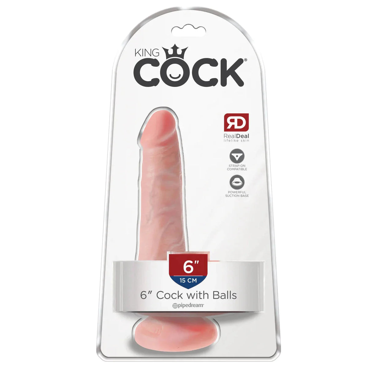 King Cock 6 Inch Realistic Dildo