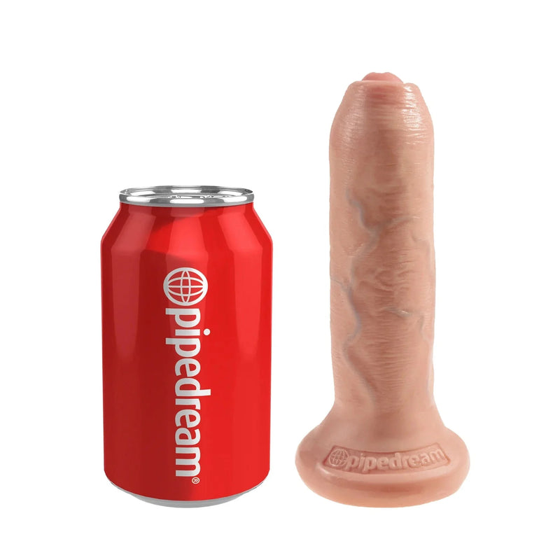 King Cock 6 Inch Realistic Uncut Dildo