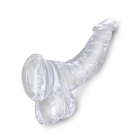 King Cock Clear Dildo with Balls