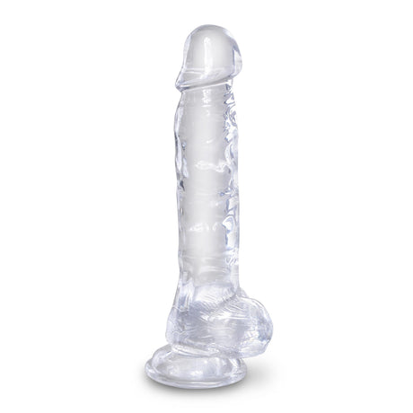 King Cock Clear Dildo with Balls