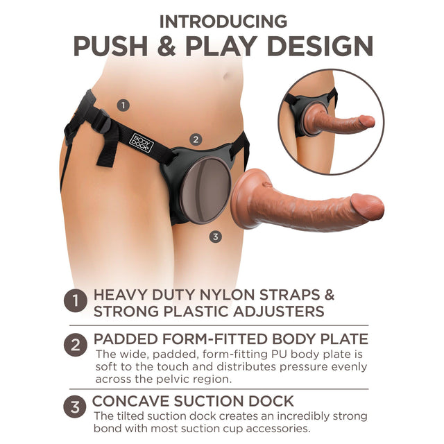 King Cock Comfy Silicone Body Dock Kit