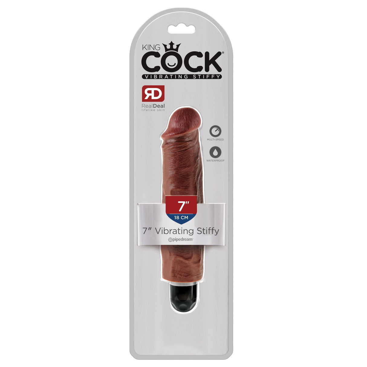 King Cock Vibrating Stiffy Dildo