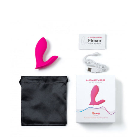 Lovense Flexer Insertable Dual Panty Vibrator