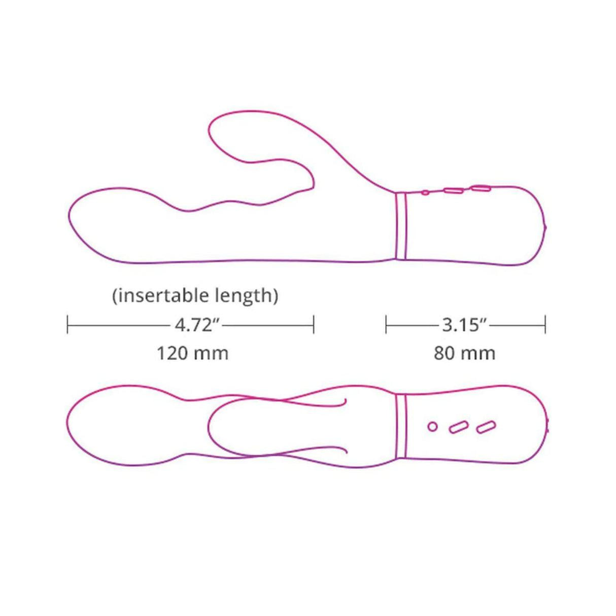 Lovense Nora Bluetooth Rabbit Vibrator