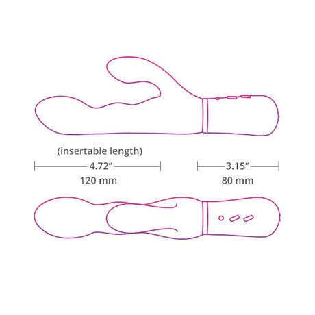 Lovense Nora Bluetooth Rabbit Vibrator