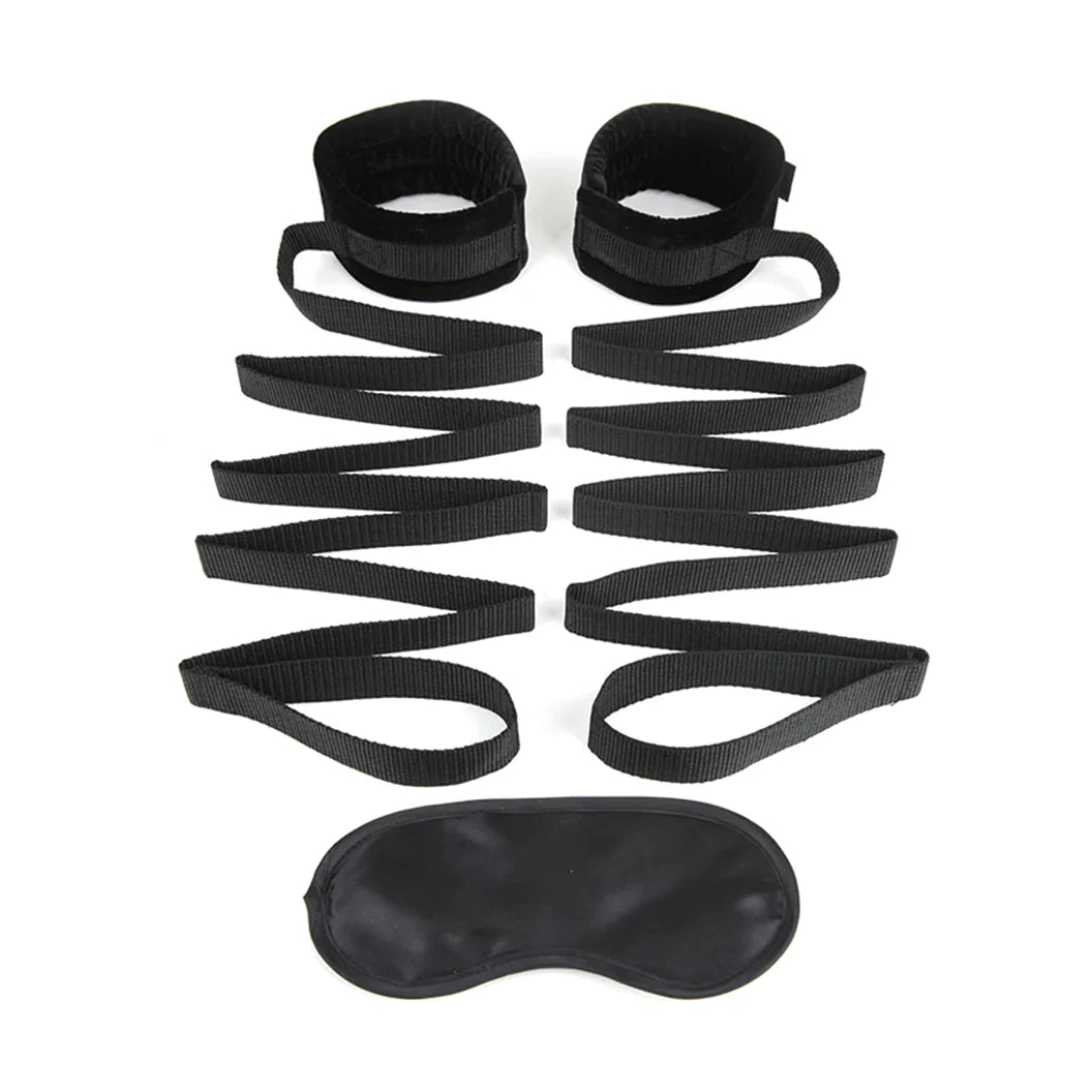 Lux Fetish Bondage Bed Strap Restraint System