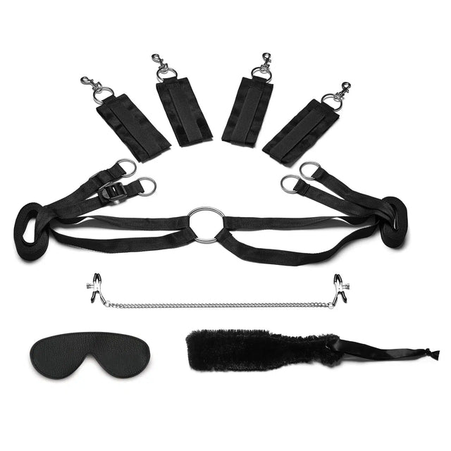 Lux Fetish Fuzzy Lovers 4 Piece Bedspreaders Set