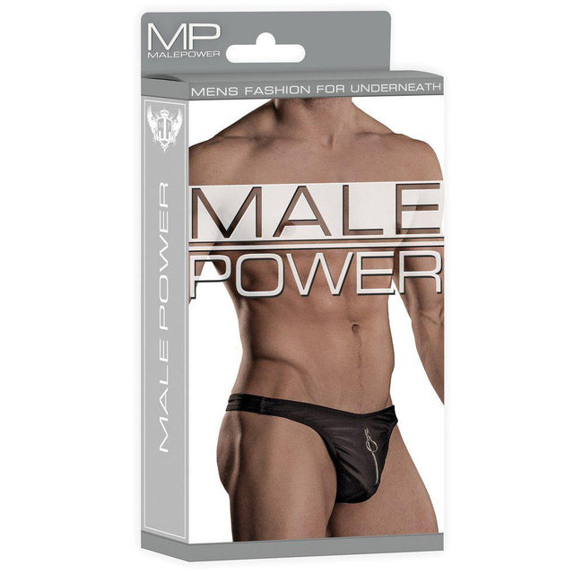 Men's Zipper Front Thong