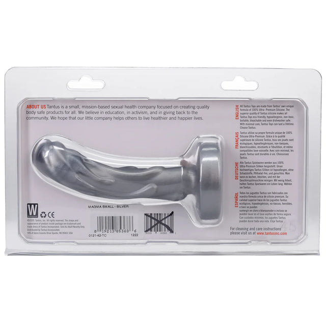 Mini Magma 5 inch Silver Dildo