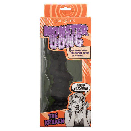 Monster Dong The Kraken Silicone Black Dildo
